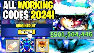 *NEW* ALL WORKING CODES FOR BLOX FRUITS IN 2024! ROBLOX BLOX FRUITS CODES