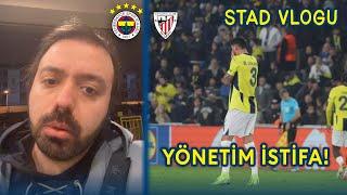 SAMET PİMİ ÇEKTİ TARAFTAR İSTİFA DİYE ÇILDIRDI | Fenerbahçe 0 - 2 Athletic Bilbao | Stadyum Vlogu