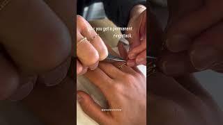 Permanent ring stack  |#jewellerytvshow |#jewellery |#ring