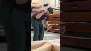 7. Assembling Sections of the Timber Frame Pavilion Kit #timberframe #backyard