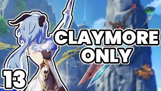 This Story Quest ALMOST ENDED my CLAYMORES ONLY CHALLENGE! (Genshin Impact Claymores Only)