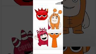 Sprunki x Oddbods Copycat Paper Craft Puzzle #sprunki #shorts #art #viral #incrediboxsprunki