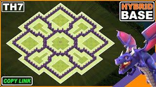 NEW TH7 Base [After TH17 Update] with Copy link | Town Hall 7 Hybrid/FARMING Base - Clash of Clans