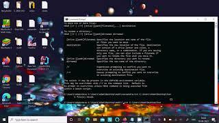 How to move files using command prompt