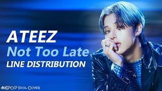 ATEEZ - Not Too Late | Line Distribution (Color Coded)