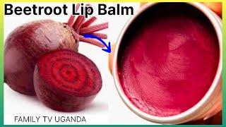 How To Make  Beetroot Lip Balm For Soft Pink Lips at Home