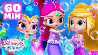 Shimmer and Shine Search For the Mermaid Gem! w/ Leah | 1 Hour Compilation | Shimmer and Shine