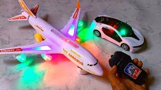 Unboxing gear plane rc city rechargble car battary oparated police car rc car mini bike 2025