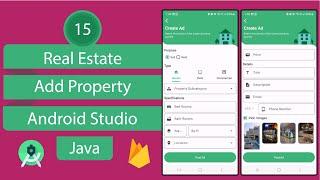 Real Estate App | 15 Add Property | Android Studio | Java