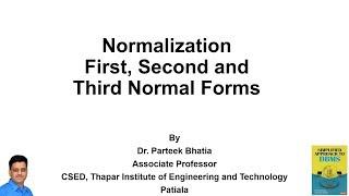 Normalization Part-2 | DBMS | Databases | Parteek Bhatia | Simplified Approach to DBMS