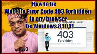 403 Forbidden Error Fix Windows 10 / 8 | How to fix Website Error Code 403 Access Denied on Chrome