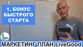 LiveGood - Маркетинг план. 1 - Бонус Быстрого Старта.  Николай Лобанов