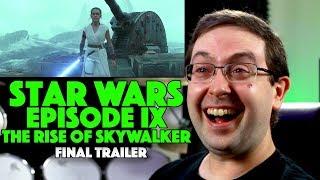 REACTION! Star Wars Episode IX: The Rise OF Skywalker Final Trailer - Daisy Ridley Movie 2019