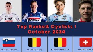 UCI World Ranking | Cycling | October 2024  