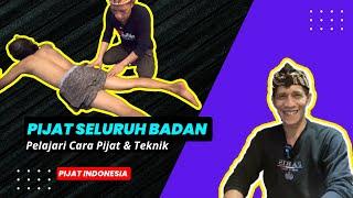 Reflexolgy Tips Cara pijat seluruh badan posisi tengkurap kaki betis paha punggung Tulang belikat 