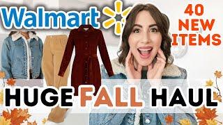 HUGE NEW FALL WALMART CLOTHING TRY ON HAUL 2024 | Winter