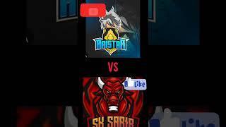 RAISTAR VS SK SABIR BOSS ||  #shorts #raistar #sksabirboss #gyangaming #freefireshorts