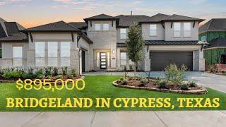 NEW HOME FOR SALE | BRIDGELAND, CYPRESS TX | NEAR HOUSTON | 5 BED | 4.5 BATH | 3 CAR | 5,499 SqFt