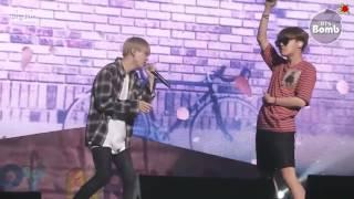 Приятная реакция BTS на других