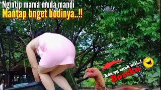 Bikin gak tahan | ngintip Tante semok sedang mandi bugil