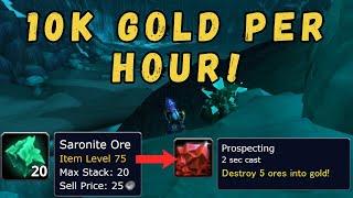 I Spent 20k Gold Prospecting Saronite Ore #warmane #wotlk