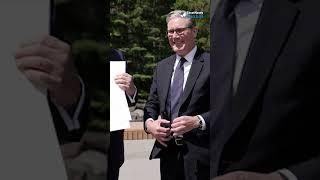 US-UK trade deal 'slips' from Trump's hands before Starmer 'recovers' it | #shorts #usa #trump