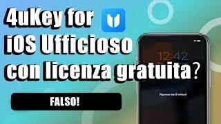 4uKey for iOS con Licenza Gratuita？Codice di Registrazione Gratuito?Attenzione: È FALSO!