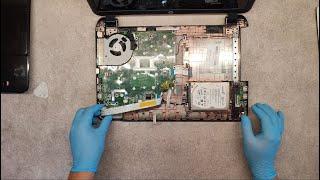 HP 15-D050EV DISASSEMBLY, HDD REPLACEMENT, RAM UPGRADE, SSD UPGRADE, FAN CLEANING