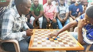 Lapas Draughts Competition Grand Finale. Nii Aryee 2:0 Kickway. 5 Pieces.