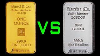 GOLD VS RHODIUM - Investment payoff winner is....