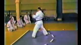 Master Kichiro Shimabuku teaching Seisan