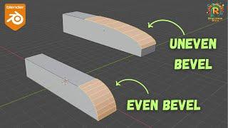 Learn How to Fix Uneven Bevel - Beginners Tutorial - Blender 4.3