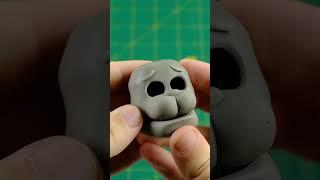 Making Clay Withered Freddy Part 1 #fnaf #fnaf2 #freddy #witheredfreddy #figure #clay #polymerclay
