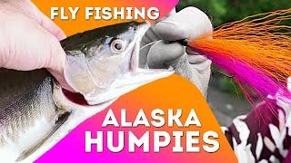 FLY FISHING for ALASKA Pink Salmon. My brother's SECRETS: How to Catch, Land, & Clean.