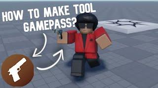 How to Make TOOL GAMEPASS? | Roblox Studio Tutorial