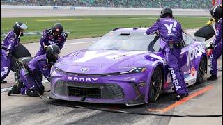 Christopher Bell NASCAR Pitstop at Kansas Speedway