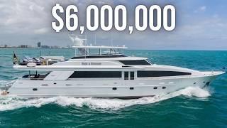 $6,000,000 120' Crescent Raised Pilothouse SuperYacht Tour | Luxury Yacht Walkthrough