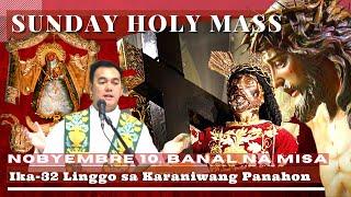 CATHOLIC CHURCH LIVE MASS TODAY || Nov  10  SUNDAY MASS  |  REV FR DOUGLAS BADONG