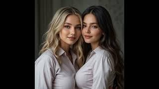 Russian Models Share a Kiss  Unexpected Twist! #russia #models #love #kiss