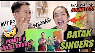 BATAK SINGERS - Buni Di Ate-Ate | SINGERS REACTION