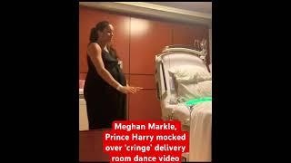 Meghan Markle, Prince Harry mocked over ‘cringe’ delivery room dance video