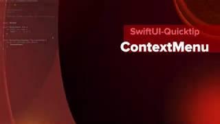 SwiftUI-Quicktip: ContextMenu