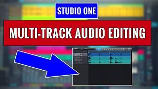 Multi-Track Manual Audio Editing in Studio One - OBEDIA.com