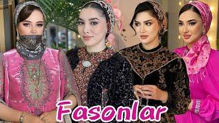 Fasonlar 2024 | Taze turkmen moda koynek fasonlar | Dresses for women | instagram koynekler