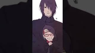 Father and Son@Daughter / 父と息子@娘 #Boruto #Sarada #Mitsuki #Kawaki #shorts