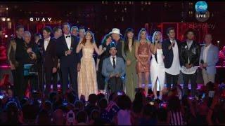 Dami Im with all the stars - Advance Australia Fair and I Am Australian - Finale