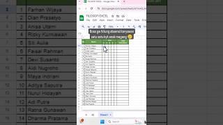 Bikin absensi otomatis di EXCEL #excel #exceltips #exceltrik #tutorexcel #belajarexcel #excelpemula