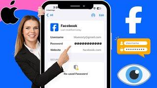 How to See Your Facebook Password (iOS & iPhone) | See Facebook Password