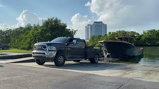 Ram 3500 4x4 Towing Boat