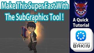 Customize a Character Model with The Subgraphics Tool - RPG Developer Bakin